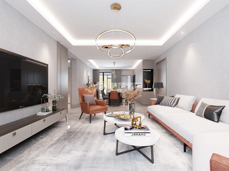 世茂五里河-160平-現(xiàn)代風格-客廳.jpg
