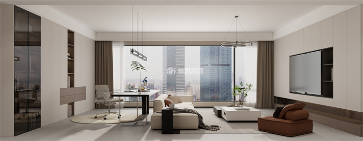 招商公園-135平-現(xiàn)代風(fēng)格-客廳 (1).jpg